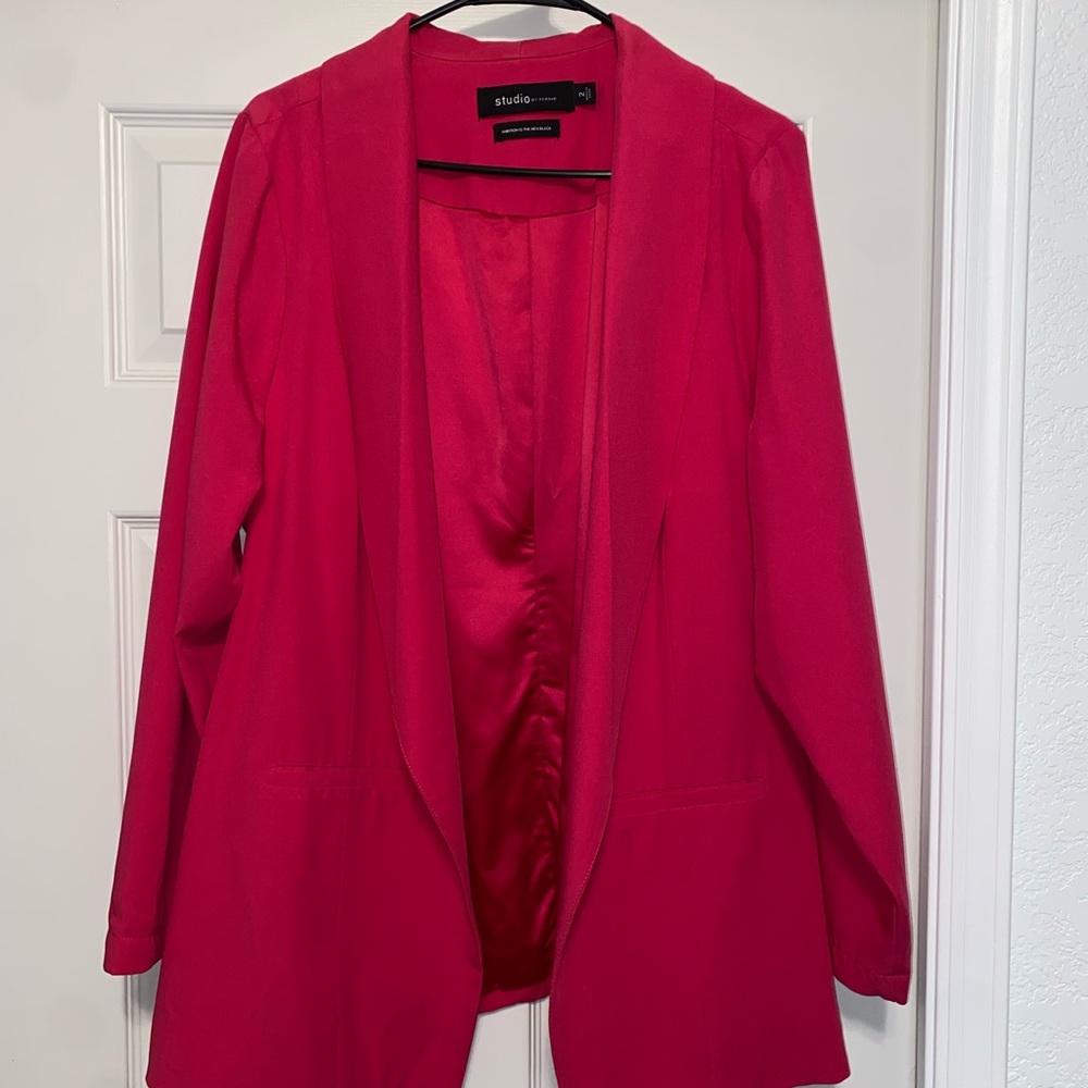 Torrid Women's Plus Size 2 Vibrant Pink Blazer